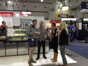 Darren James with Visitors