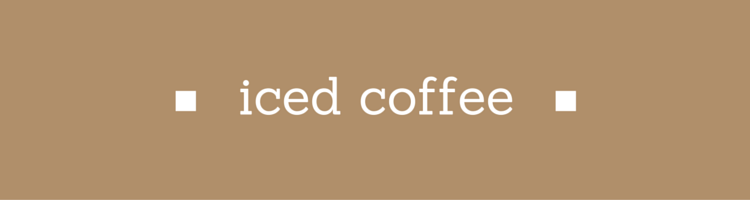 Iced Coffee
