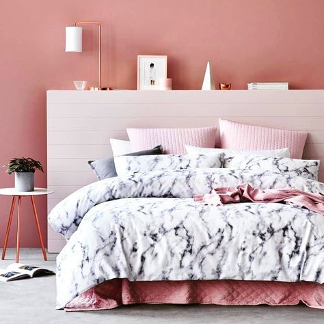 Pink bed