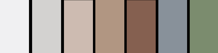 Organic palette + natural materials