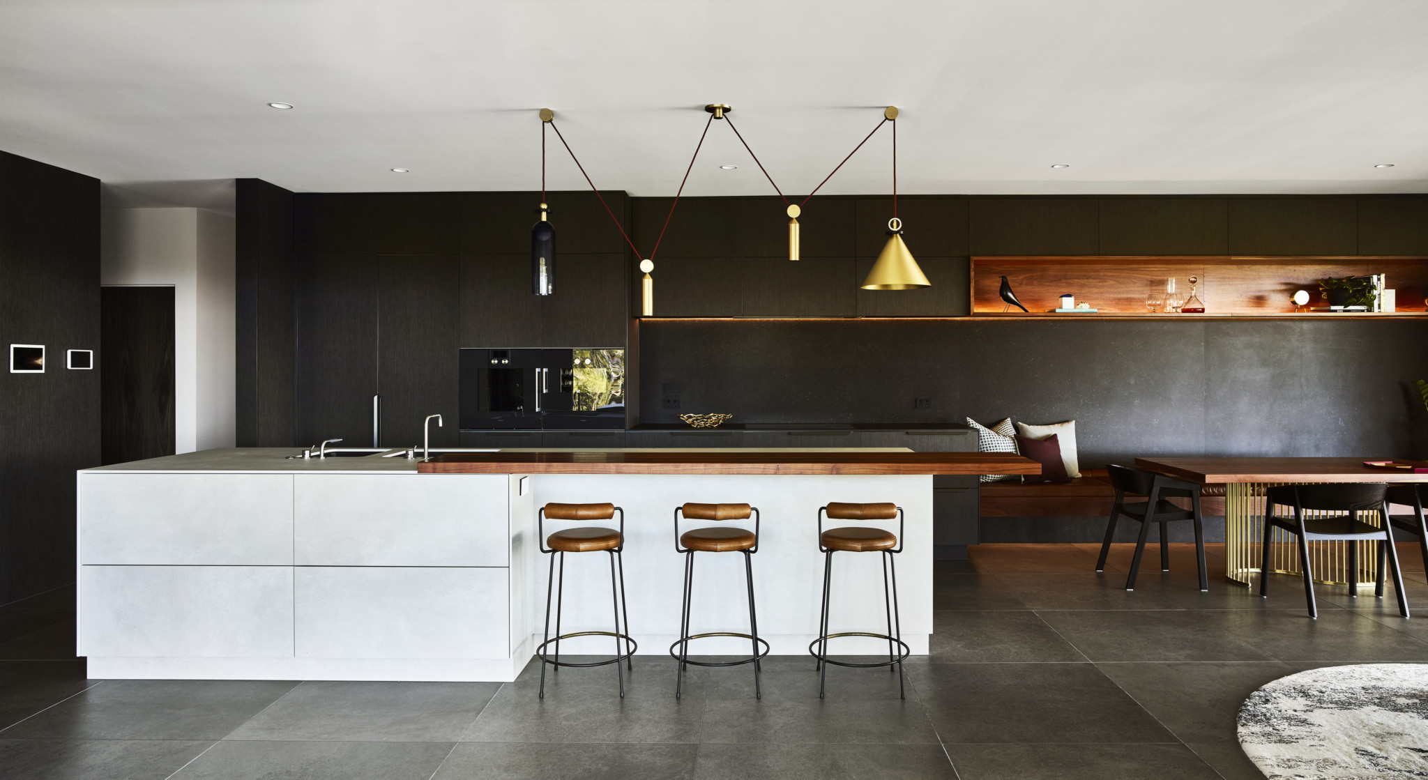 Redland Bay Residence: Kitchen renders after