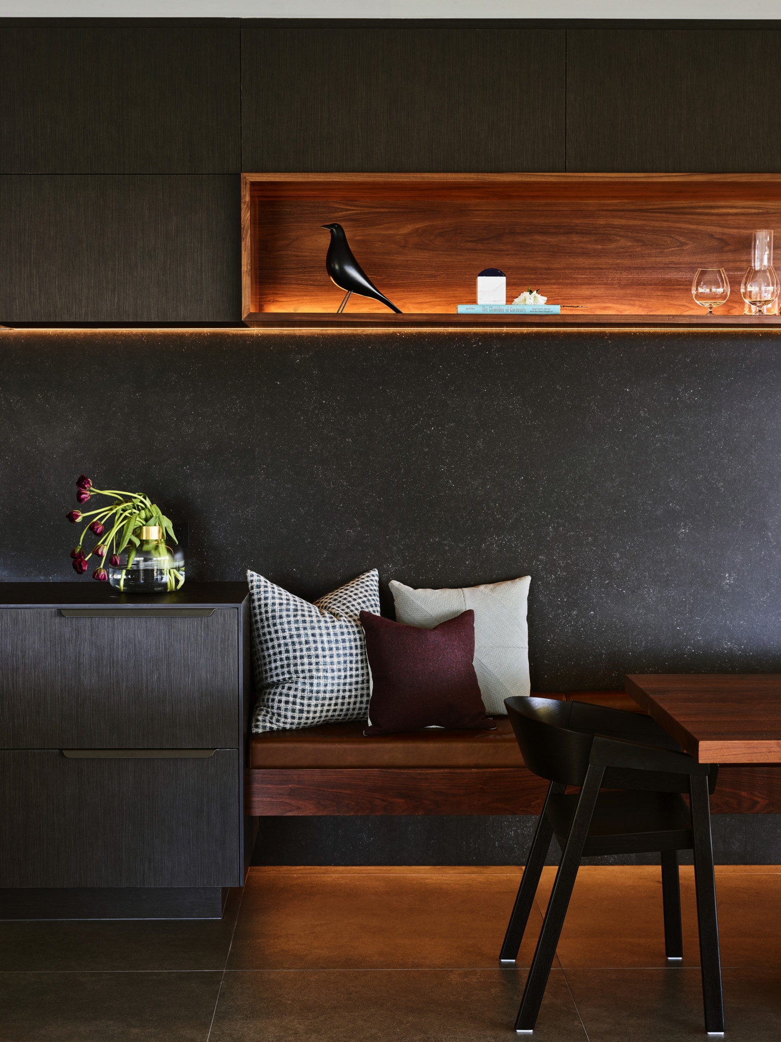 Living room with sample objects