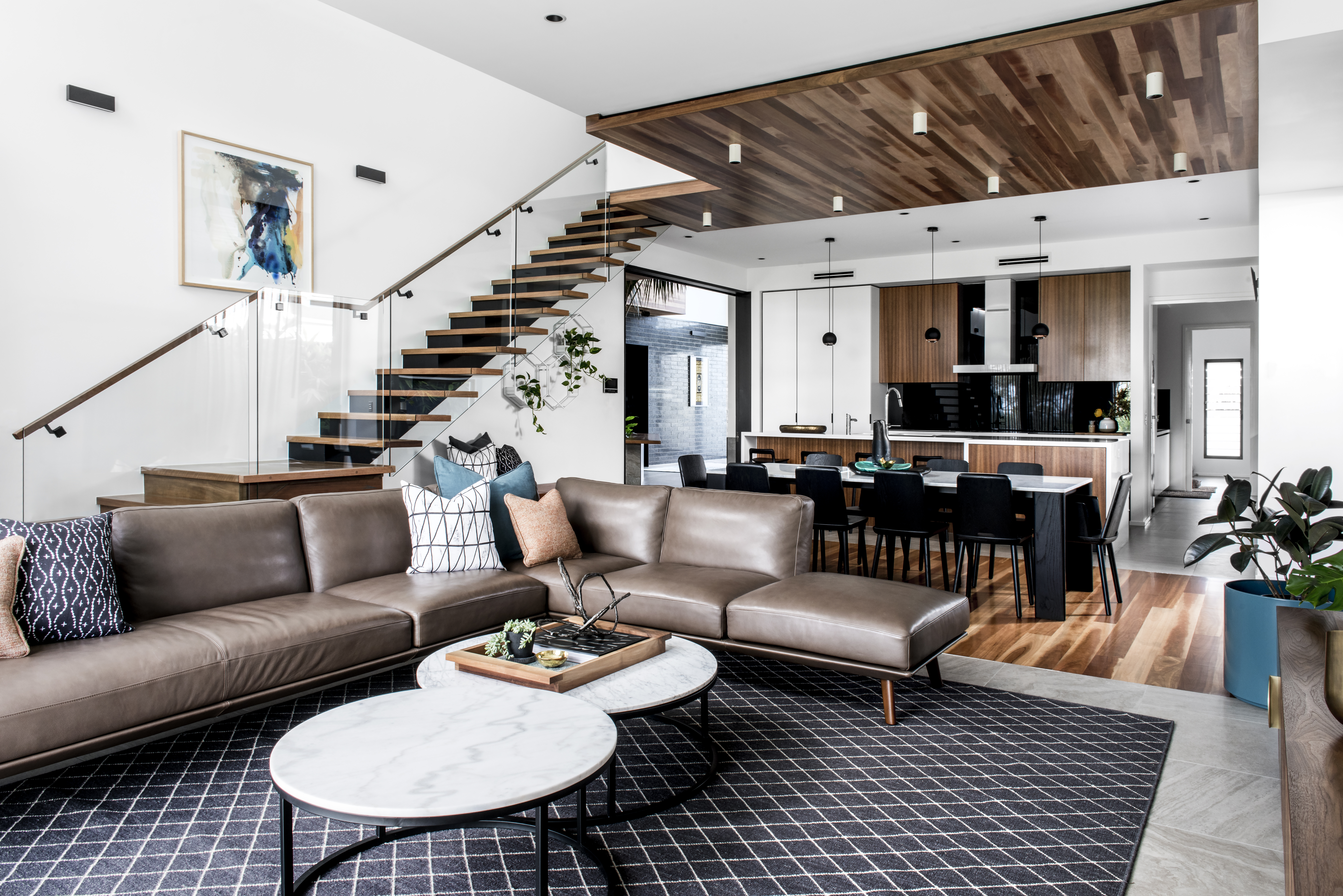 Underwood Residence full view of living room