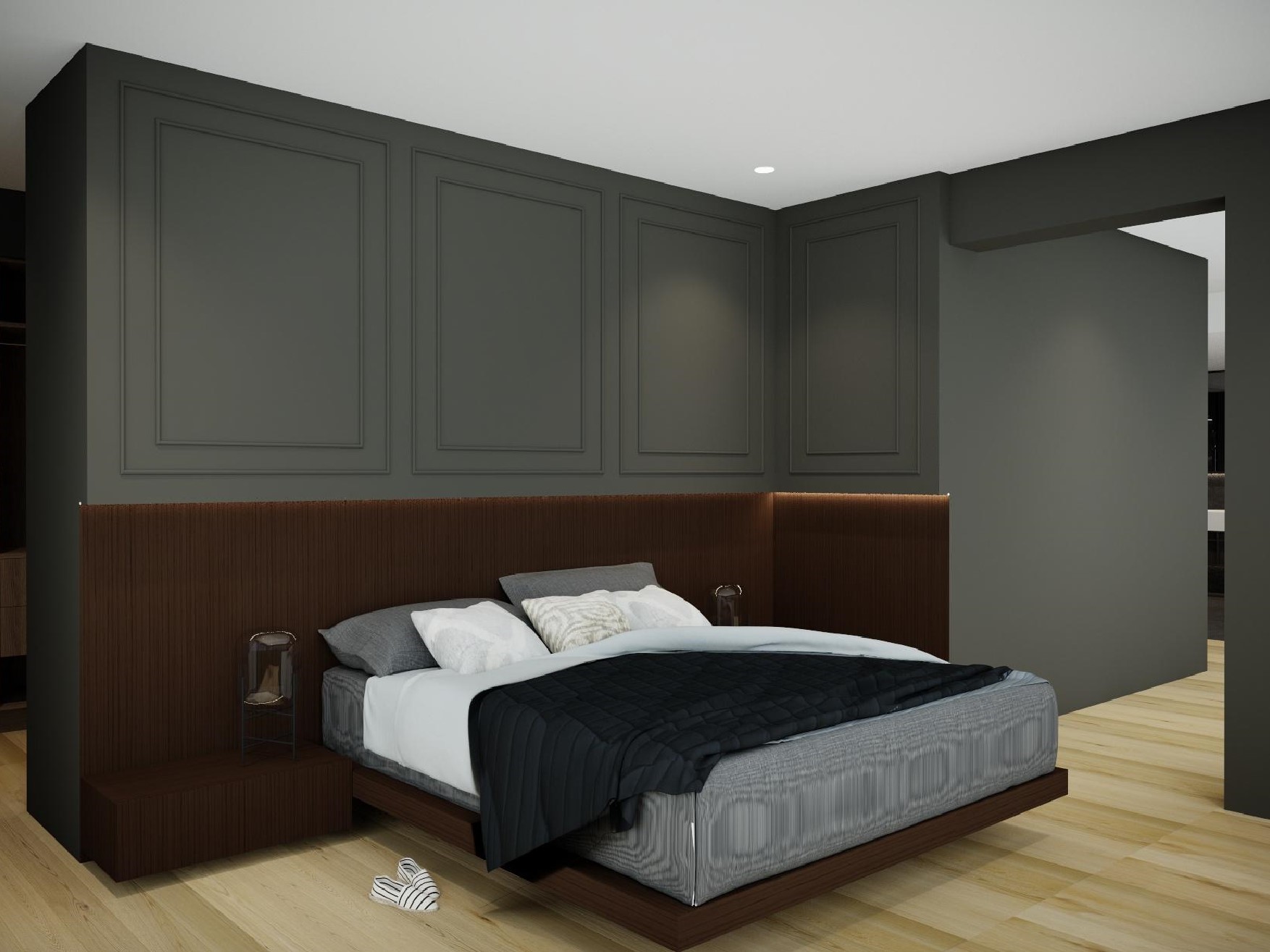 FROM RENDERS King size bedroom
