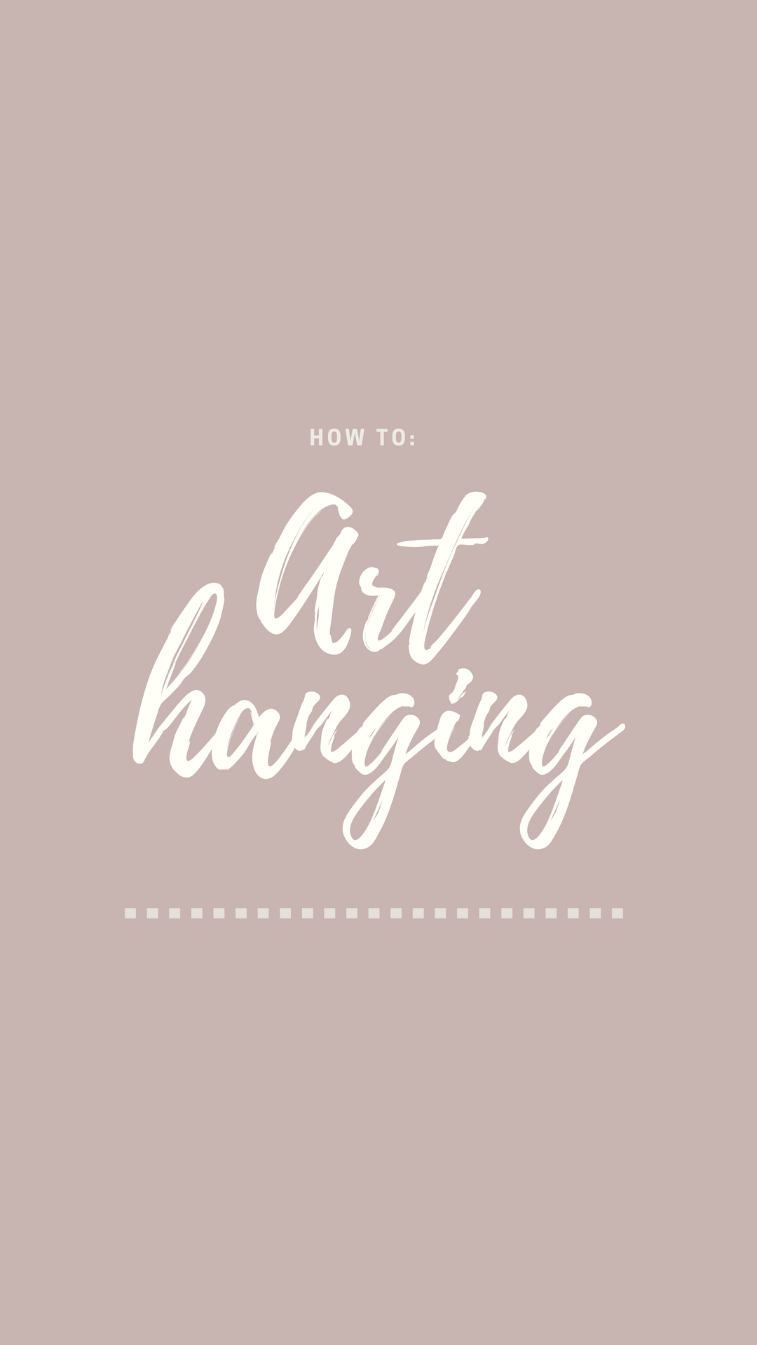 art hanging