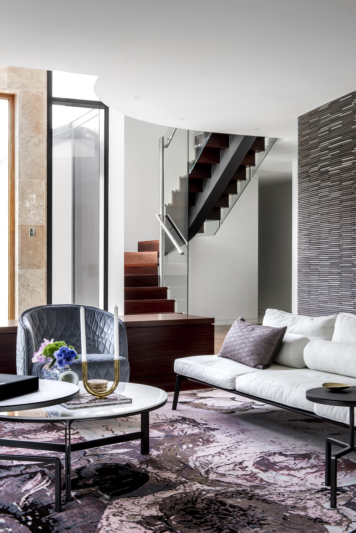 Tennyson Residence with stairs