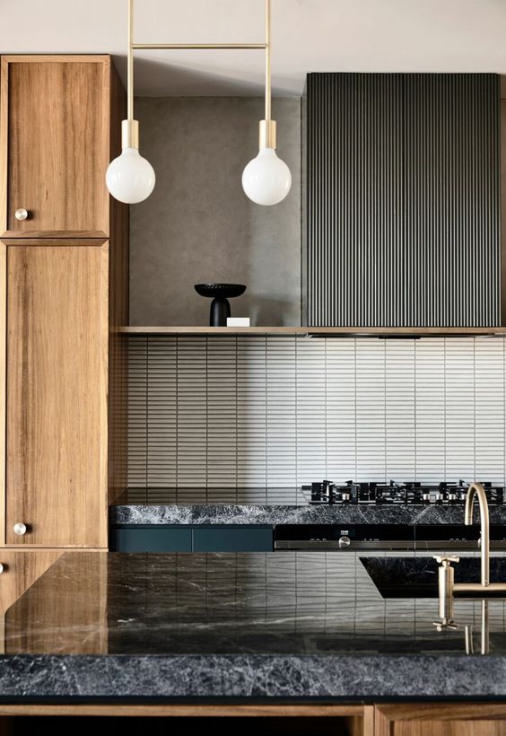 kitchen design with organizer