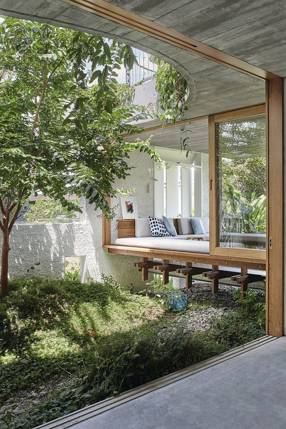 under the tree couch