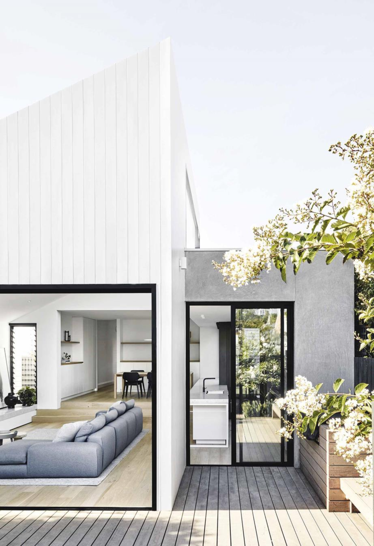 Black framed windows in homes 