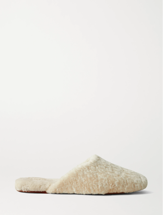 Caela Shearling Slippers by Net-A-Porter