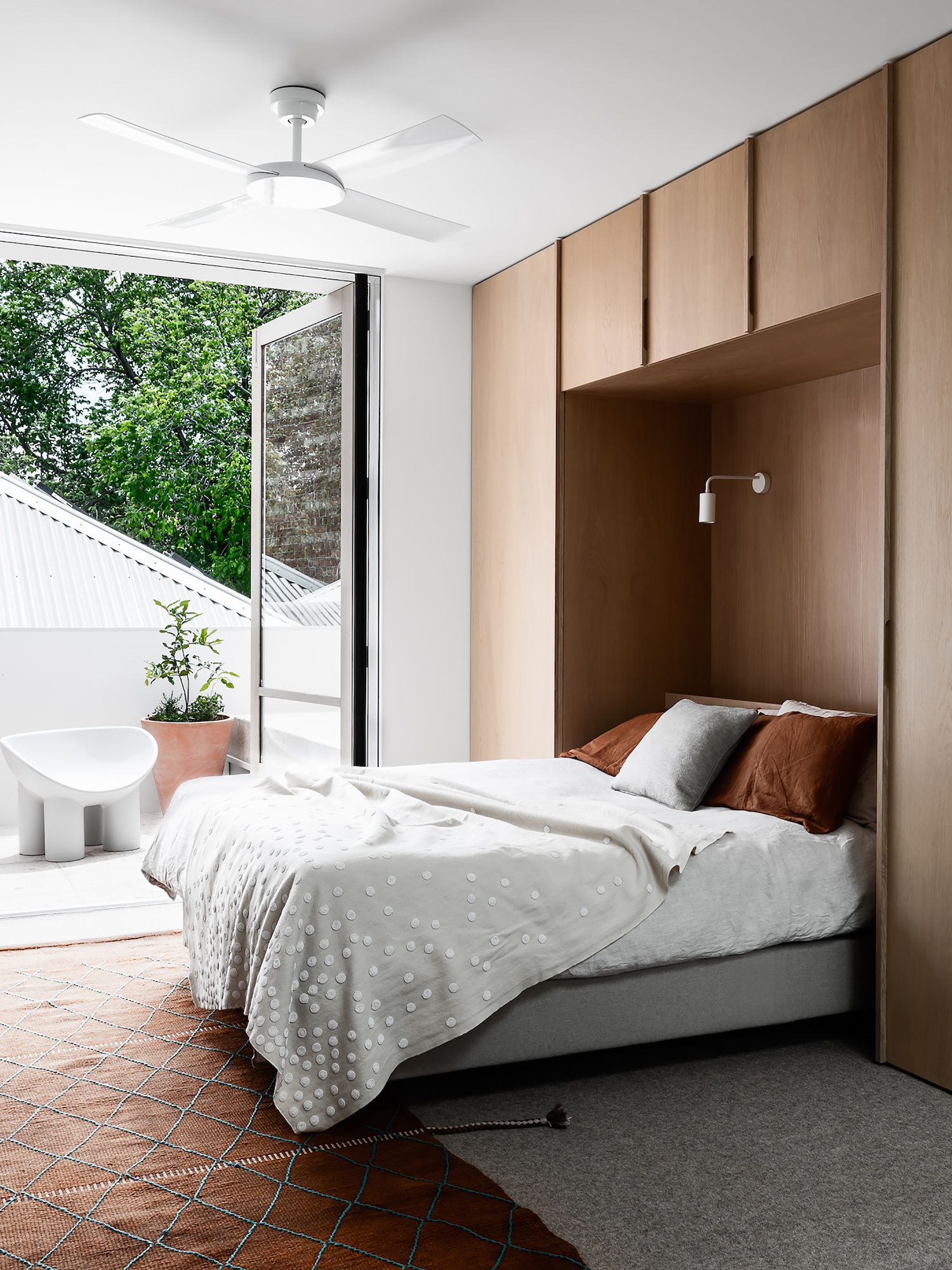 Design by Folk Architects bedroom design