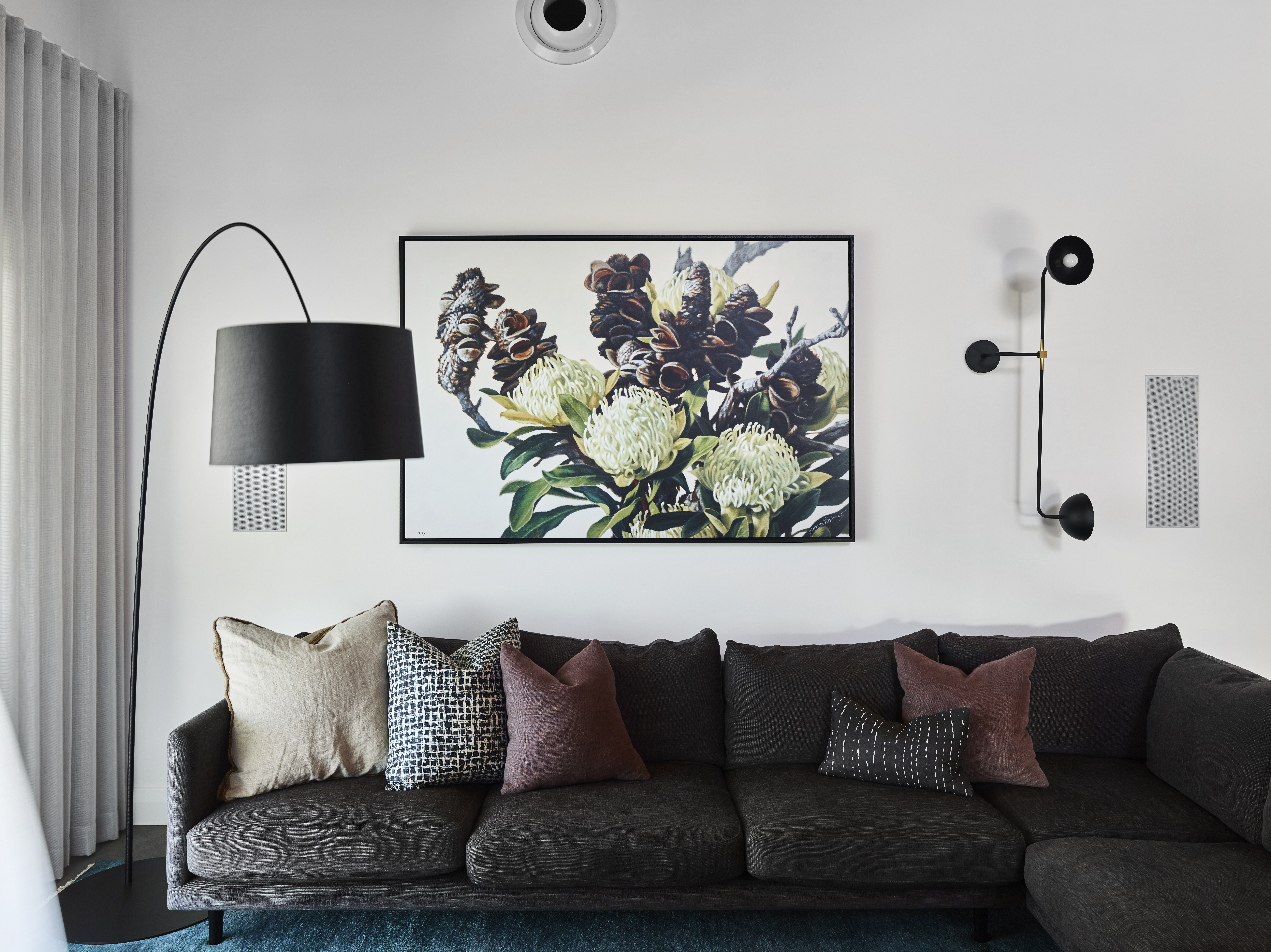 black couch