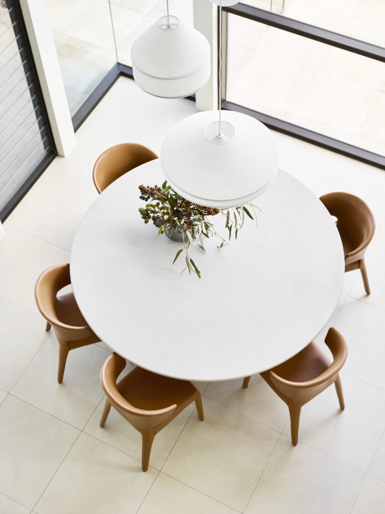 round white table