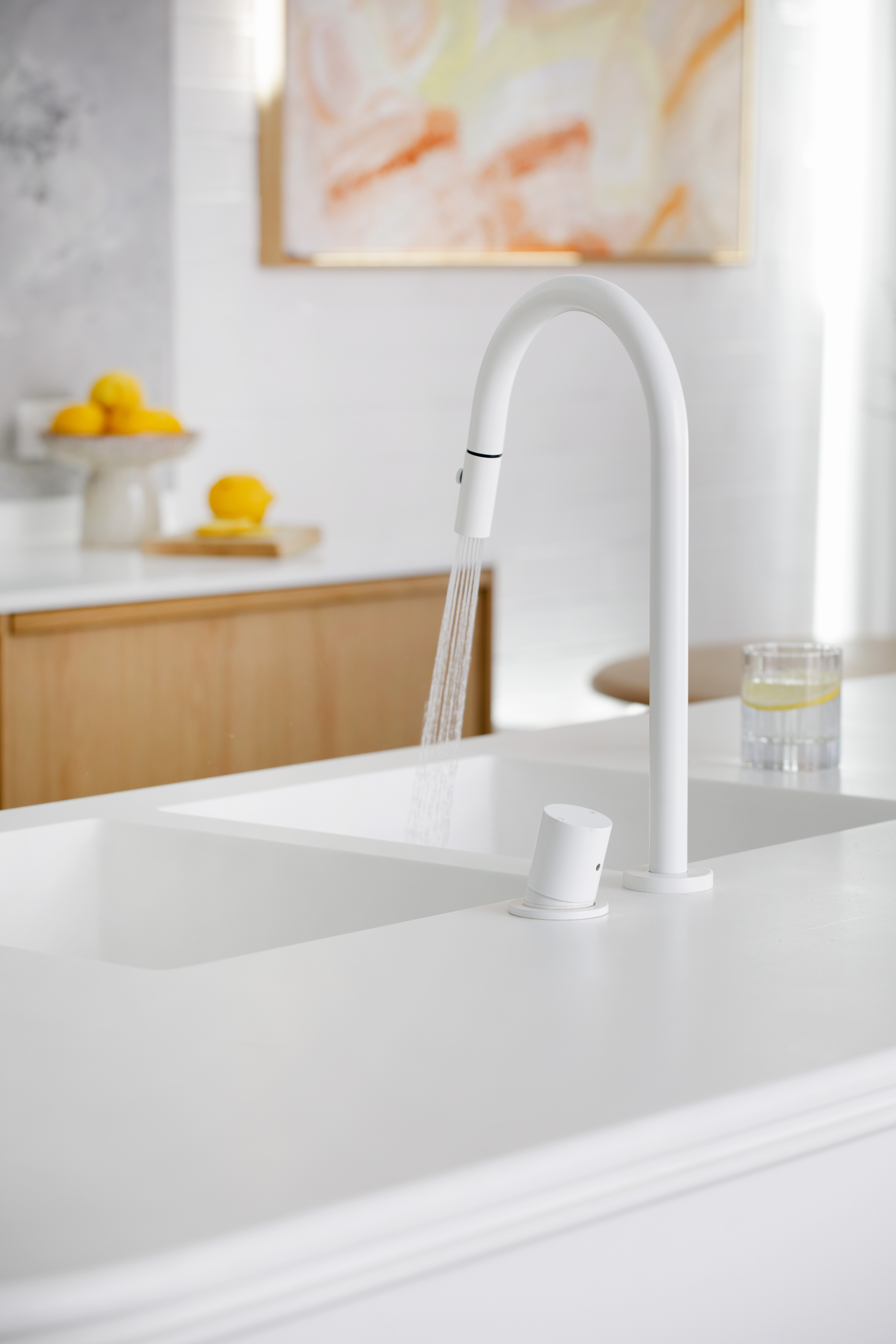 white sink