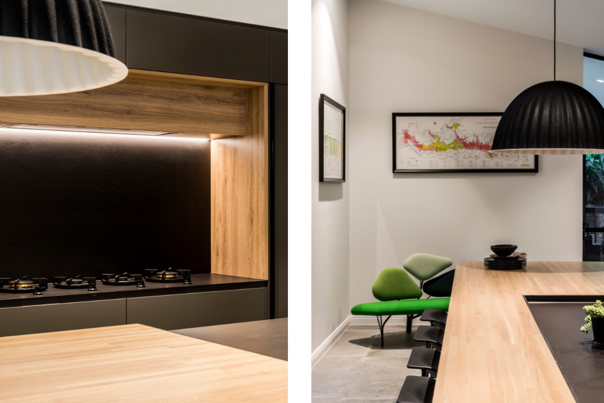 wooden style kitchen