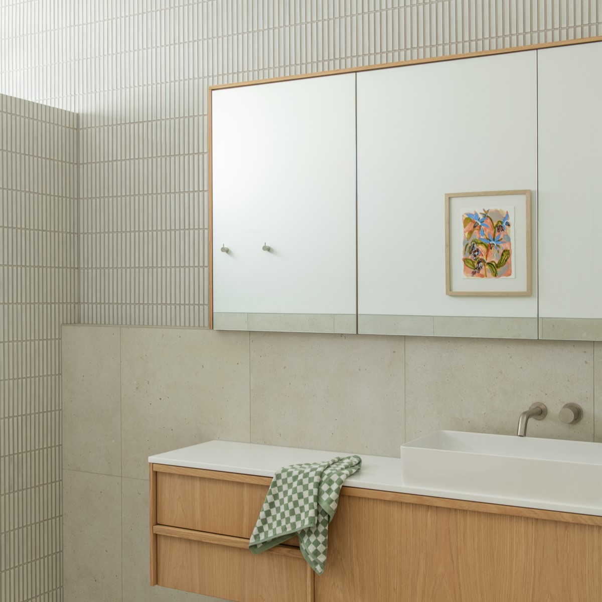 bathroom mirror