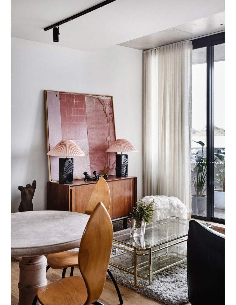 white and brown interior