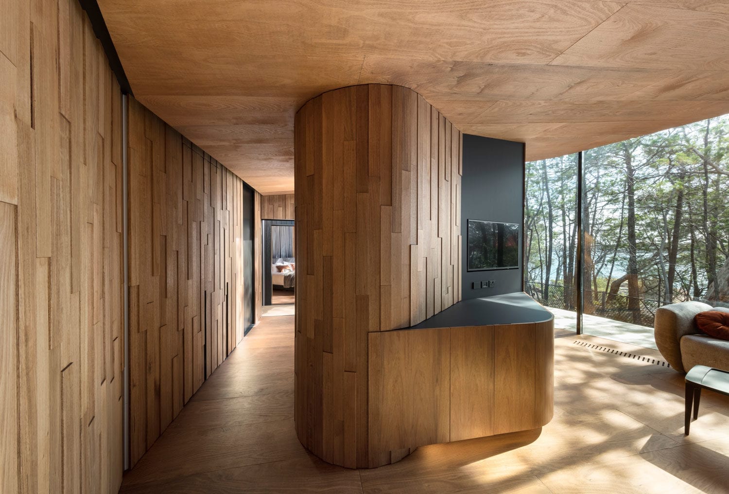 wooden style interior