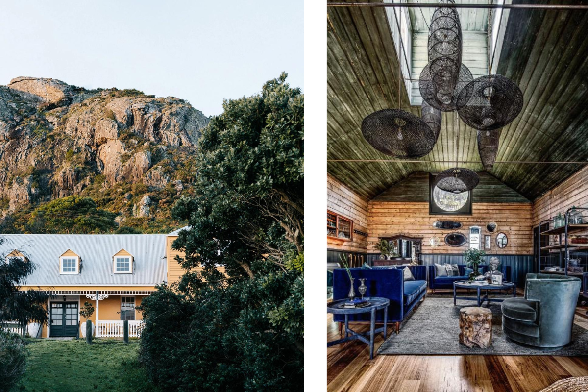 indoor and outdoor view